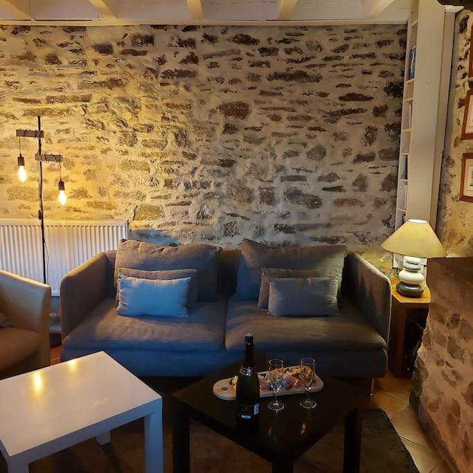Вилла Penty Typique Kercab Dans Un Ancien Moulin Plomodiern Экстерьер фото