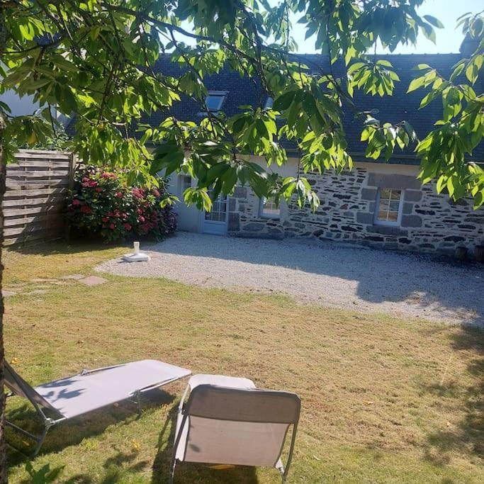 Вилла Penty Typique Kercab Dans Un Ancien Moulin Plomodiern Экстерьер фото